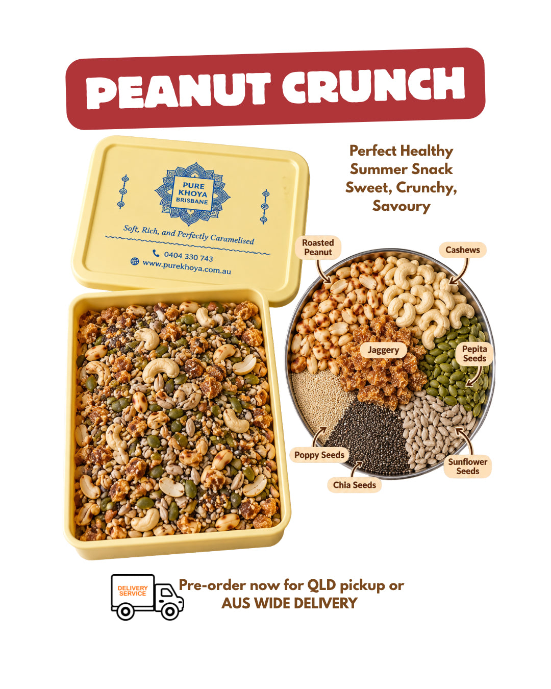 Coconut peanut Crunch