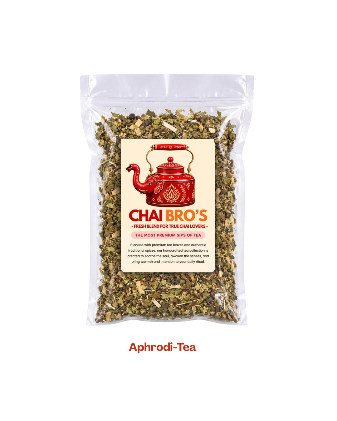 Aphrodi-Tea Loose - Antioxidant Rich Ingredients contain Green Tea & Ginger Root
