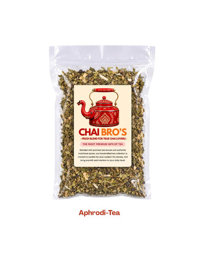 Aphrodi-Tea Loose - Antioxidant Rich Ingredients contain Green Tea & Ginger Root