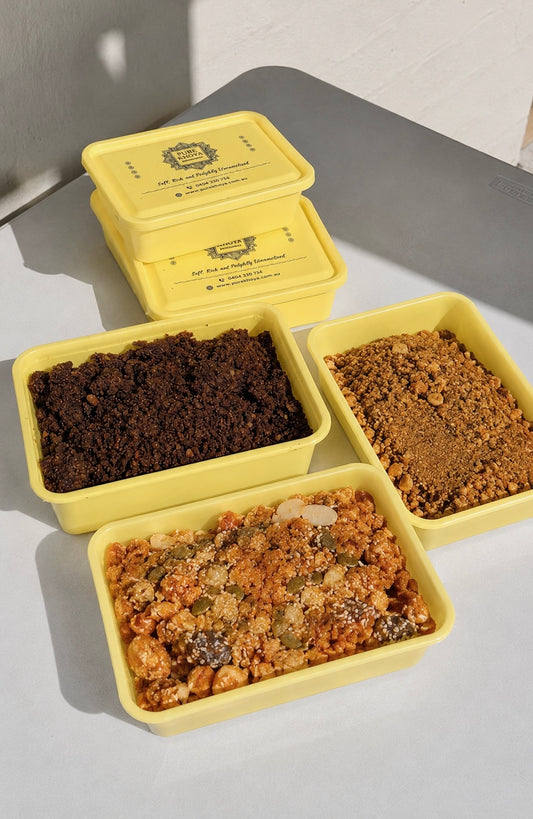 WINTER SPECIAL 500g Besan Crunch, 500g Ragi Protein Crunch, 500g Asli Crunch bundle