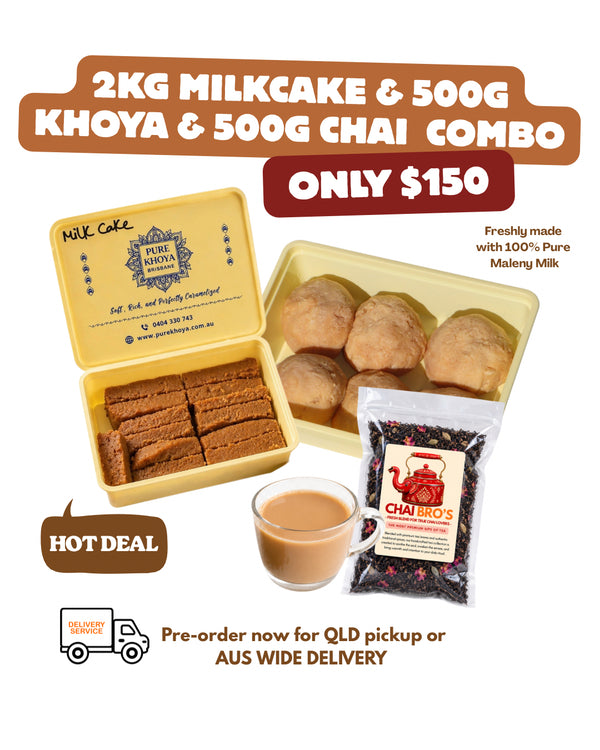 2kg Milkcake 500g Khoya & 500g Chai Tea