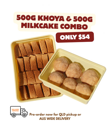 500g Milkcake & 500g Khoya Combo