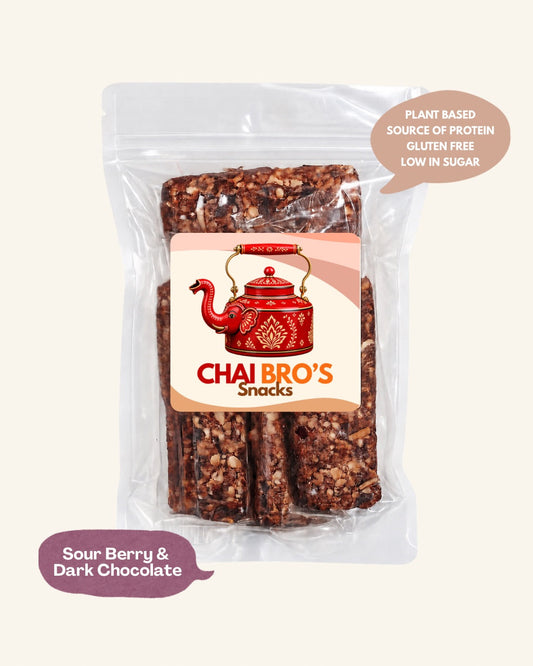 Sour Berry & Dark Chocolate Wellness Bars | 5 Pack